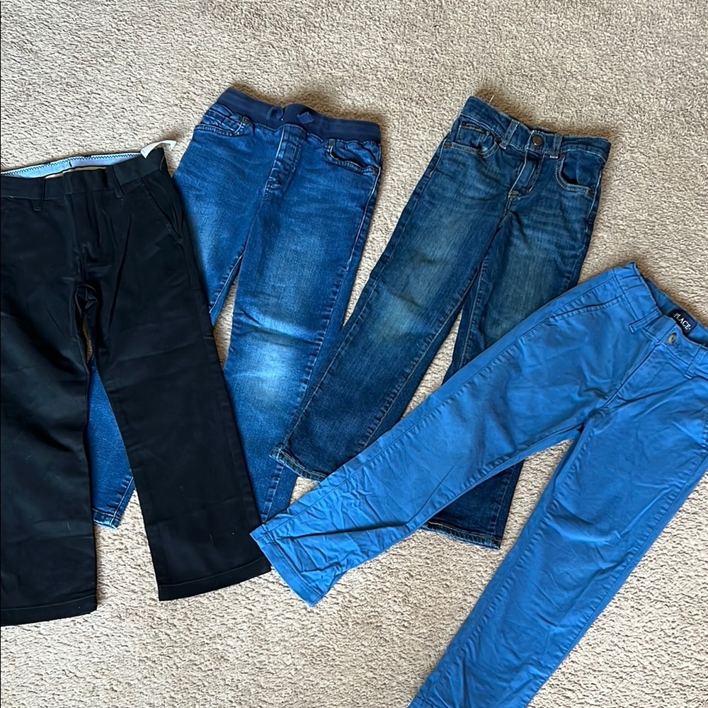 Boys Black dress and Blue Jeans Bundle